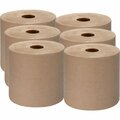 Bsc Preferred Genuine Joe Hardwound Roll Towels, 2inCore, 7/7/8inx1000ft , Brown, 6PK GJO22800